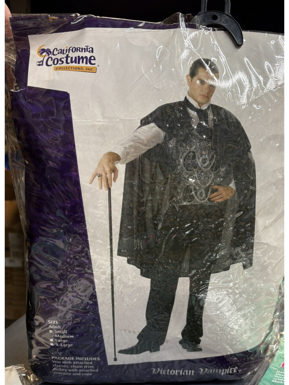 California Costumes Halloween Classic Vampire Dracula Costume Size M Flaw